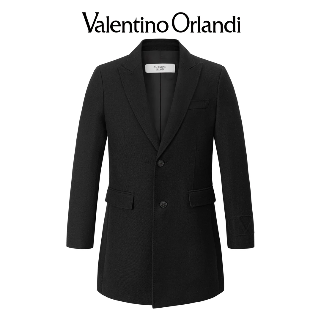 VALENTINO ORLANDI/华伦天奴.奥兰迪男士秋冬绵羊毛毛呢外套大衣