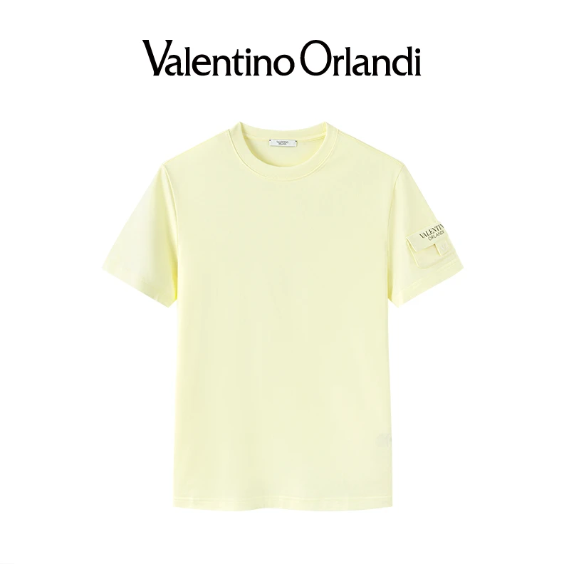 VALENTINO ORLANDI/华伦天奴.奥兰迪男士夏季休闲圆领口袋款T恤