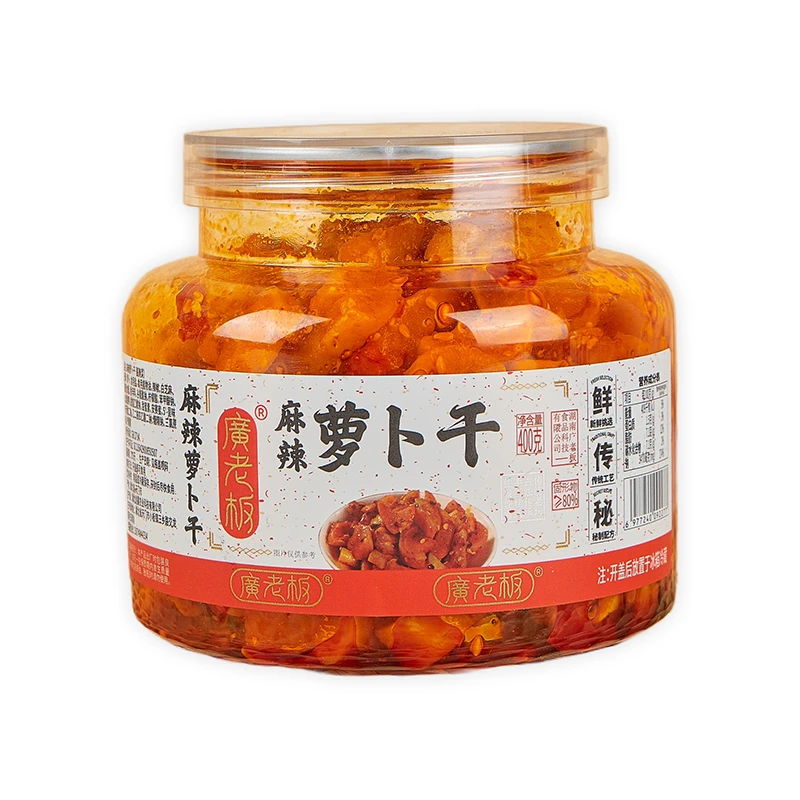 广老板萝卜干农家下饭菜麻辣香辣脆爽咸菜开胃木瓜丝外婆菜即食