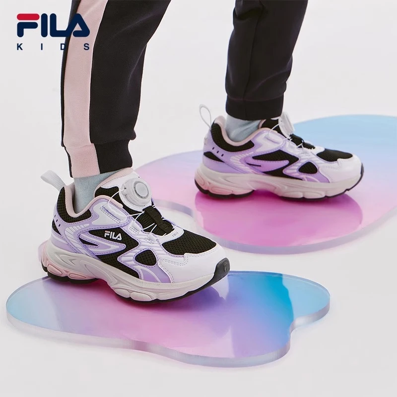 千禧鞋斐乐小童2024年秋冬季新款百搭舒适复古跑鞋K14B431101