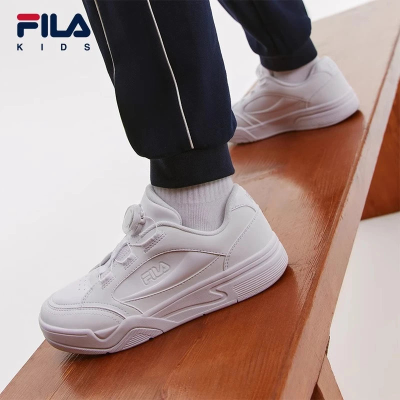 【律动】斐乐儿童2024年秋季中大童儿童经典板鞋K15B431306