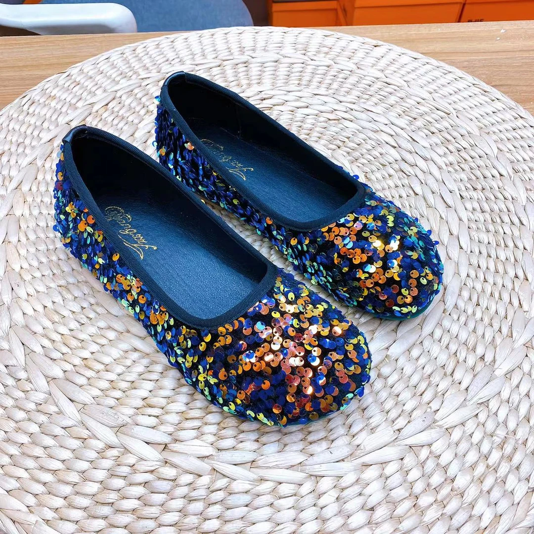 E-1夏季软底软面防滑平底单鞋妈妈鞋