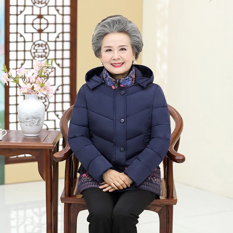 200斤特大码中老年女装肥婆8xl妈妈装加绒加厚棉袄胖奶奶冬装外套