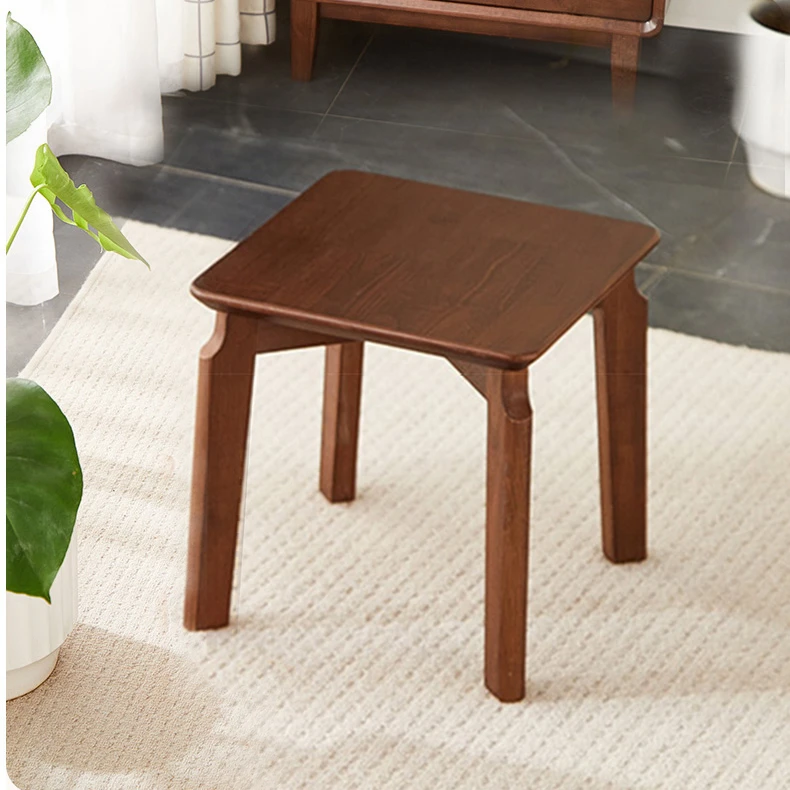 【安心矮凳】实木凳子家用现代简约板凳客厅餐桌矮凳可叠放木凳子