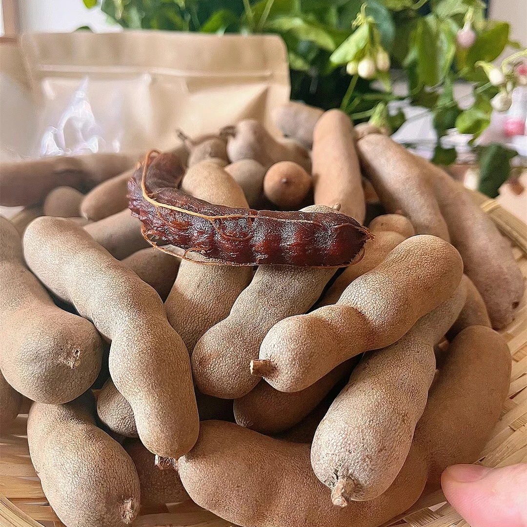 云南西双版纳新鲜水果甜酸角罗望子甜角休闲零食高钙水果