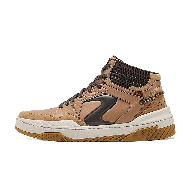 斯凯奇正品男士板鞋2025春季超轻鞋底百搭舒适耐磨时尚拼接232874