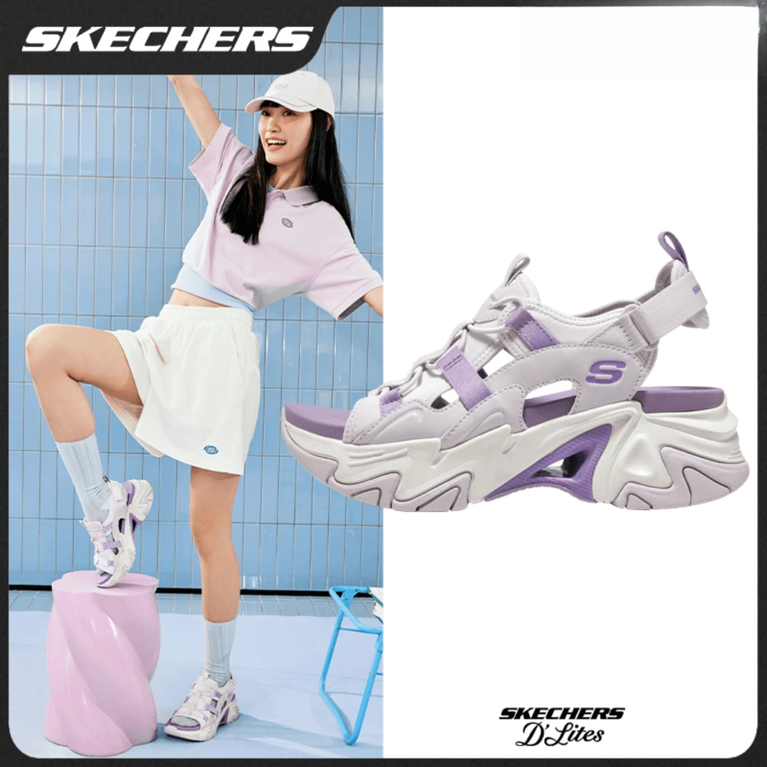 【机甲三代】斯凯奇时尚女鞋夏季外穿运动鞋新款潮流沙滩凉鞋119874