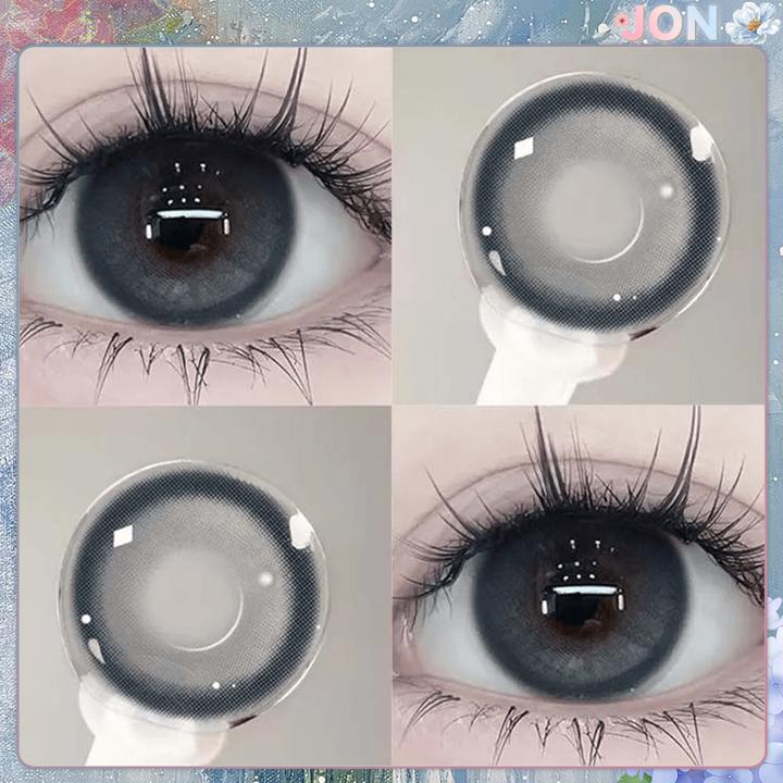 JON布偶猫咪瞳蓝莓清酒半年抛美瞳大小直径隐形眼镜2片装高颜值