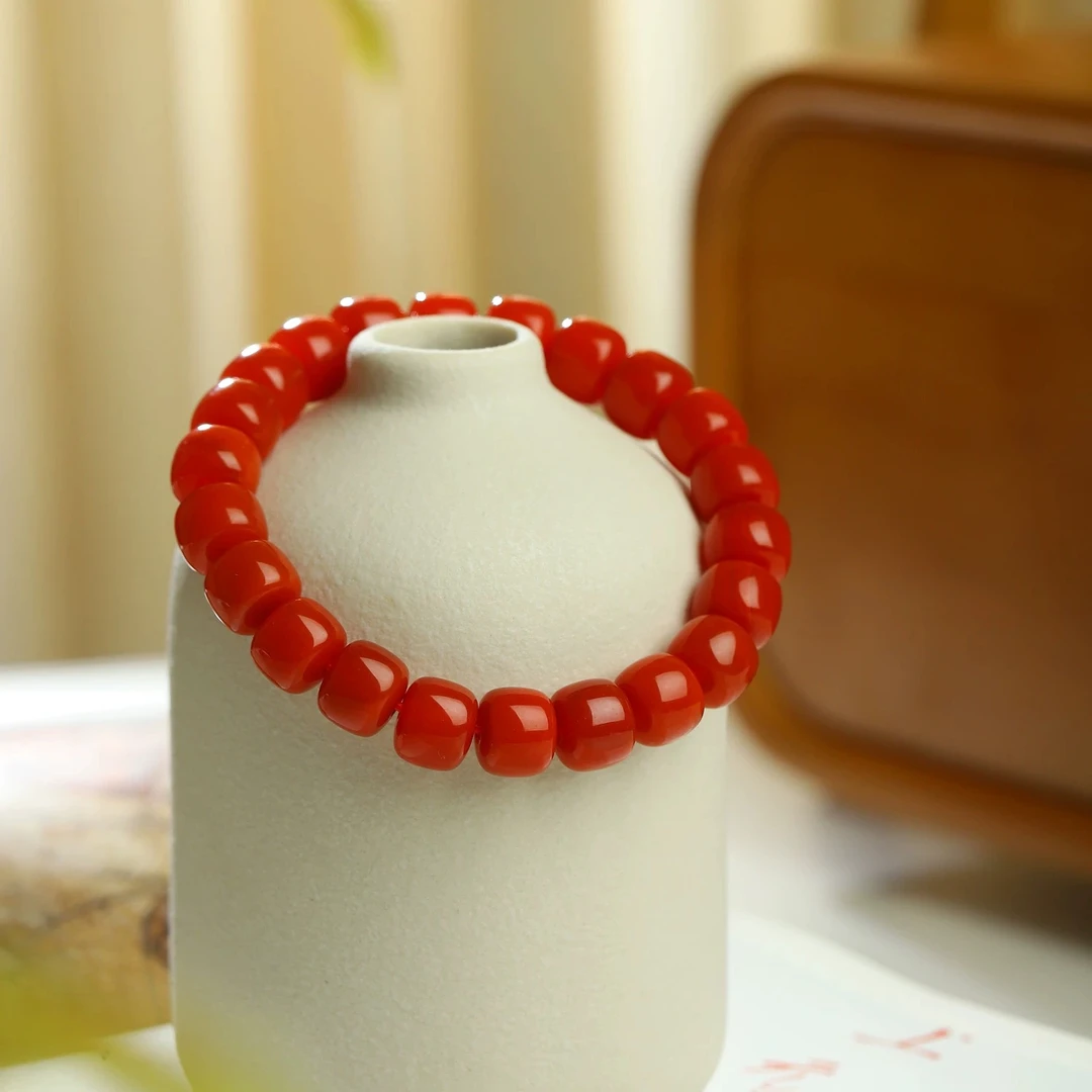 南红直切手串卡10mm（多样性发一件）DZ-1253