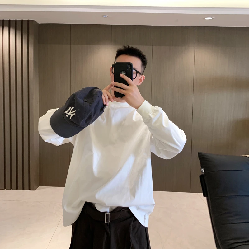 『JYEPRINCE 李素景』305g重磅男士纯棉宽松打底T恤韩版百搭长袖T