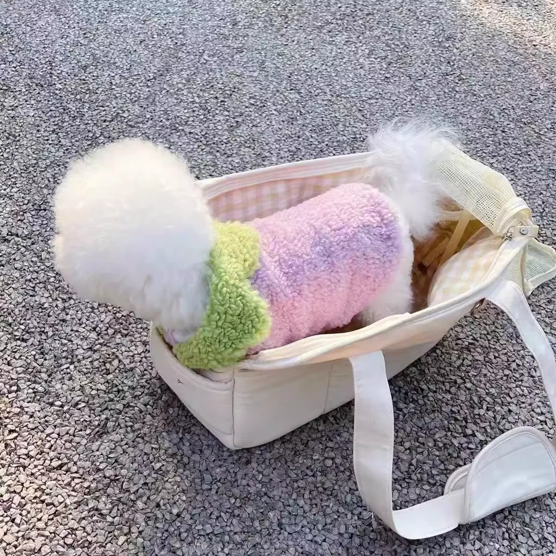 宠物秋冬狗狗猫咪衣服加厚紫色茄子马甲背心可爱胡萝卜棉衣变身装