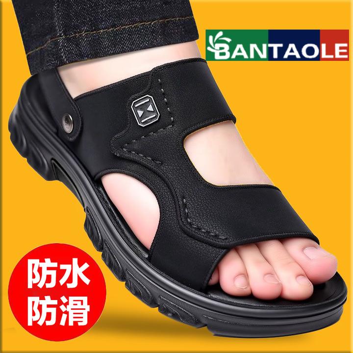 高质量新款男款凉鞋拖鞋一体两穿夏男士外出耐穿开车厚底防滑防水