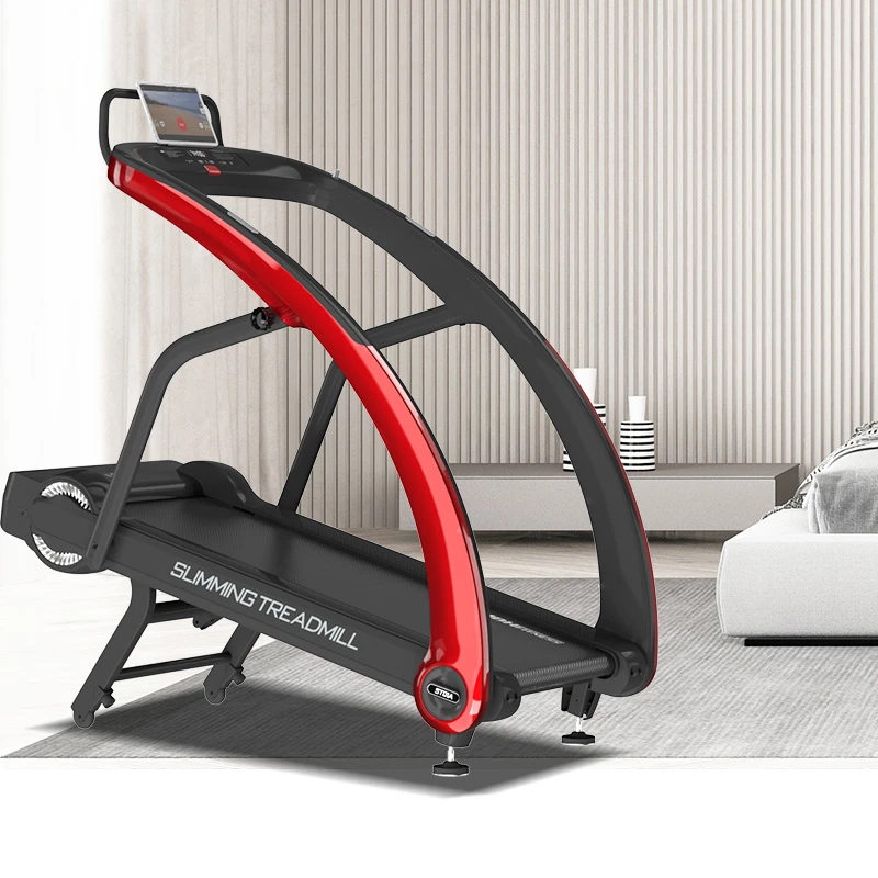 迈宝赫跑步机+爬山机二合一专利产品高效燃脂静音加厚跑带魅惑红
