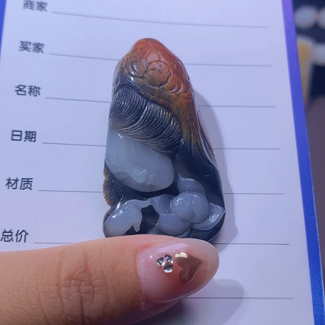 和田玉颈饰未镶嵌L*见