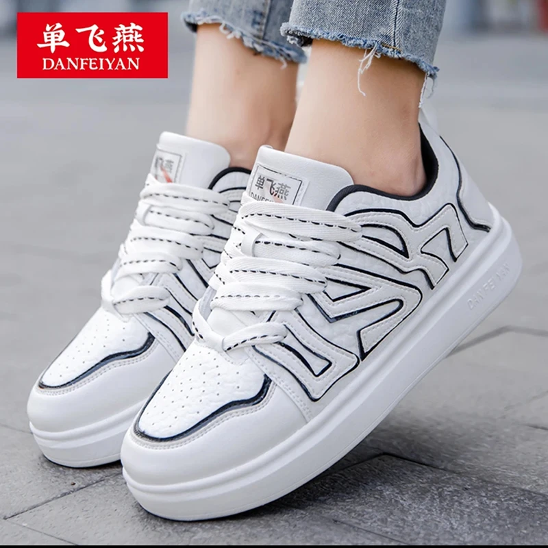 单飞燕毽子鞋新款低帮爆米花鞋底夏季时尚百搭大白毽踢毽子专用鞋