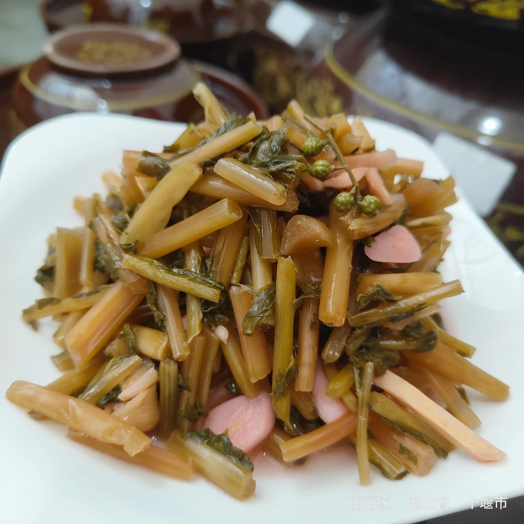 竹山风味农家泡菜酸辣萝卜杆500 g/2袋