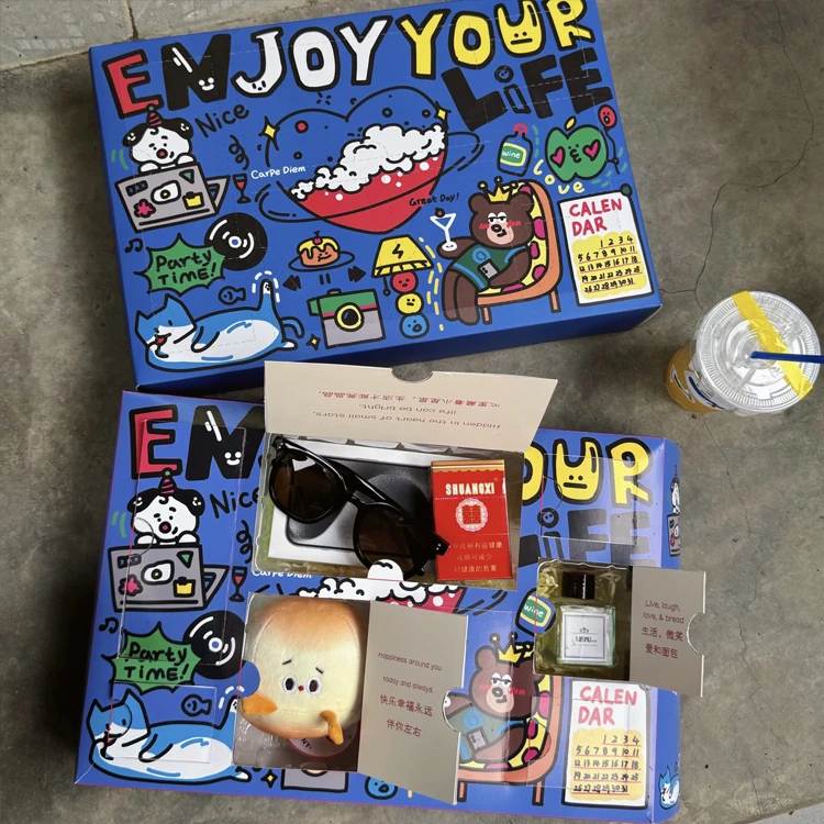 洞洞乐礼盒空盒戳戳乐diy自制生日礼物抽奖情侣惊喜盒子520男女友