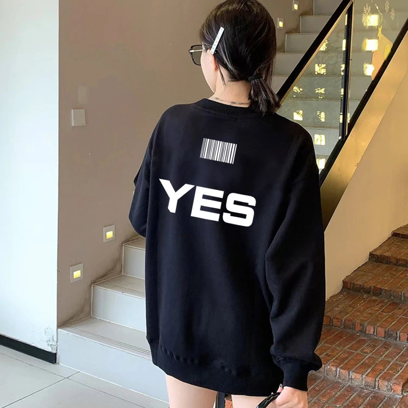 厂家直销卫衣女春秋上衣服2023新款冬季加绒加厚t恤潮牌保暖外套