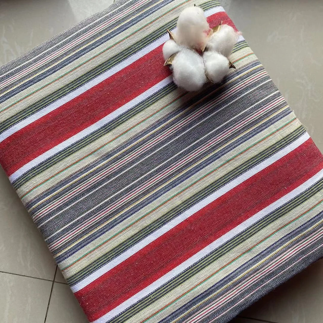 山东纯棉老粗布床单（2×2.3）色织条纹透气吸汗柔软亲肤睡单