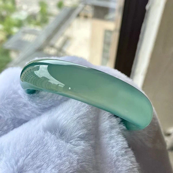 送礼盒正品天然手镯冰翠绿玉镯子冰透高档镯女款赠证书送妈妈女友