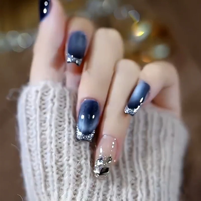 美甲高端纯手工穿戴甲短中长款2025新款高级感甲片穿戴式美甲指甲