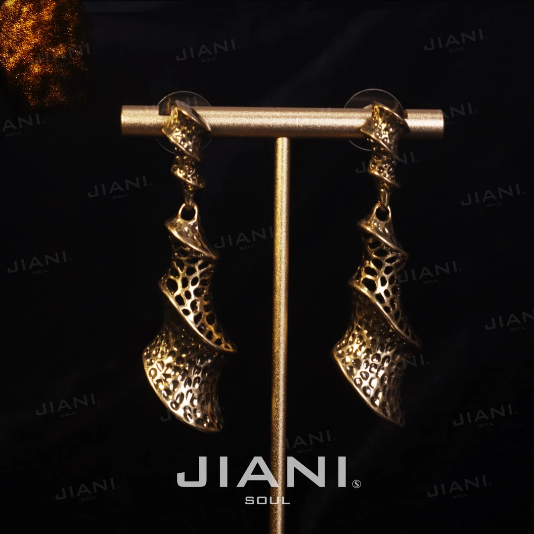 合金耳饰 JIANI【“极致光影美学”镂空花式】耳饰