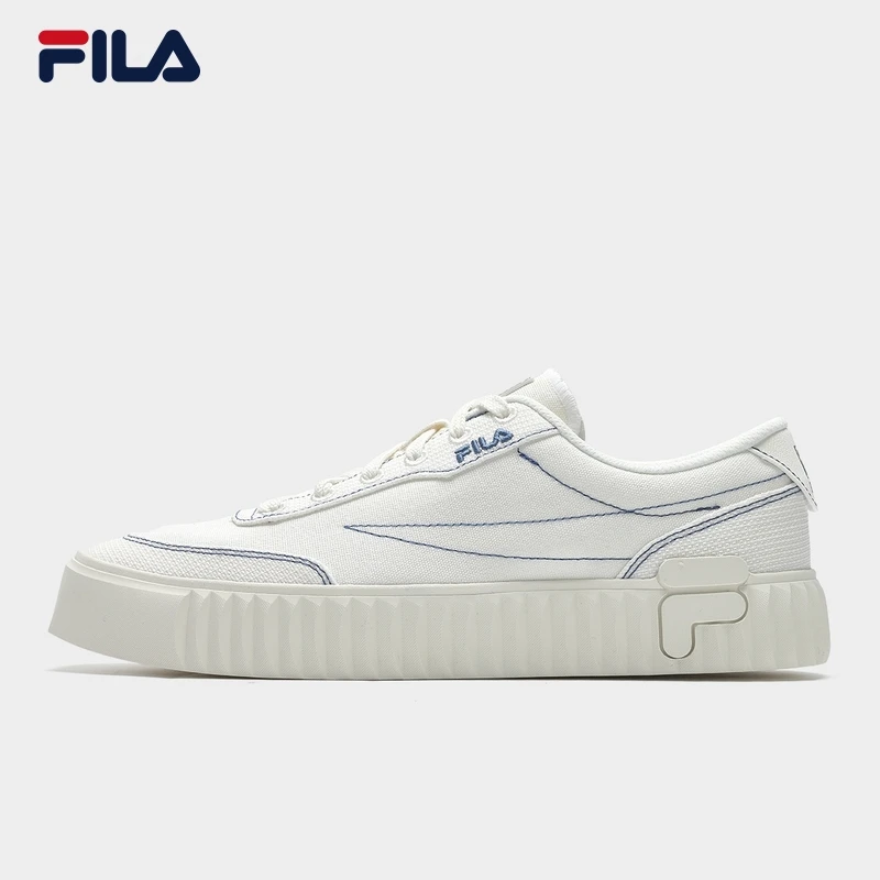 斐乐GEAR 1S帆布鞋2025秋新款官方饼干鞋尤莱特经典鞋F12W432310F