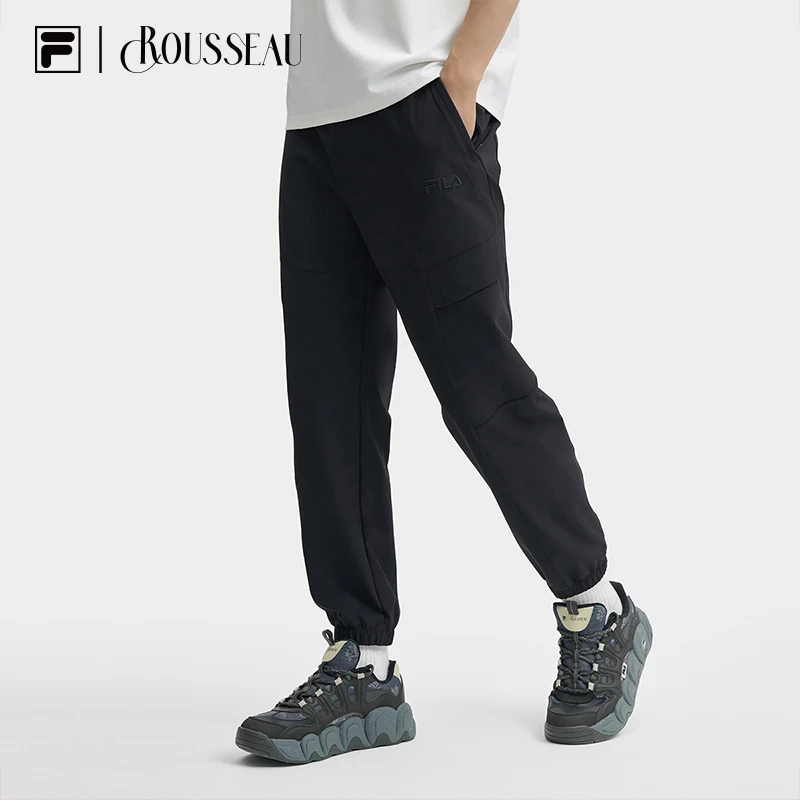 【FILA X 卢梭】联名斐乐长裤2025秋冬新款休闲运动裤F11M448802F