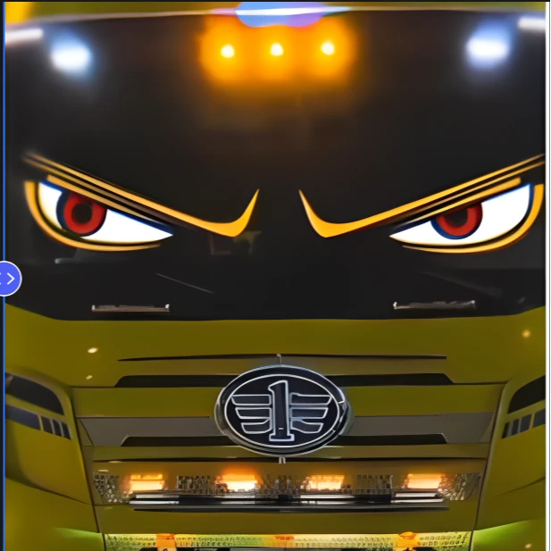 【恶魔之眼】 卡车专用LED屏汽车眼睛灯货车动态LED灯广告汽车车贴