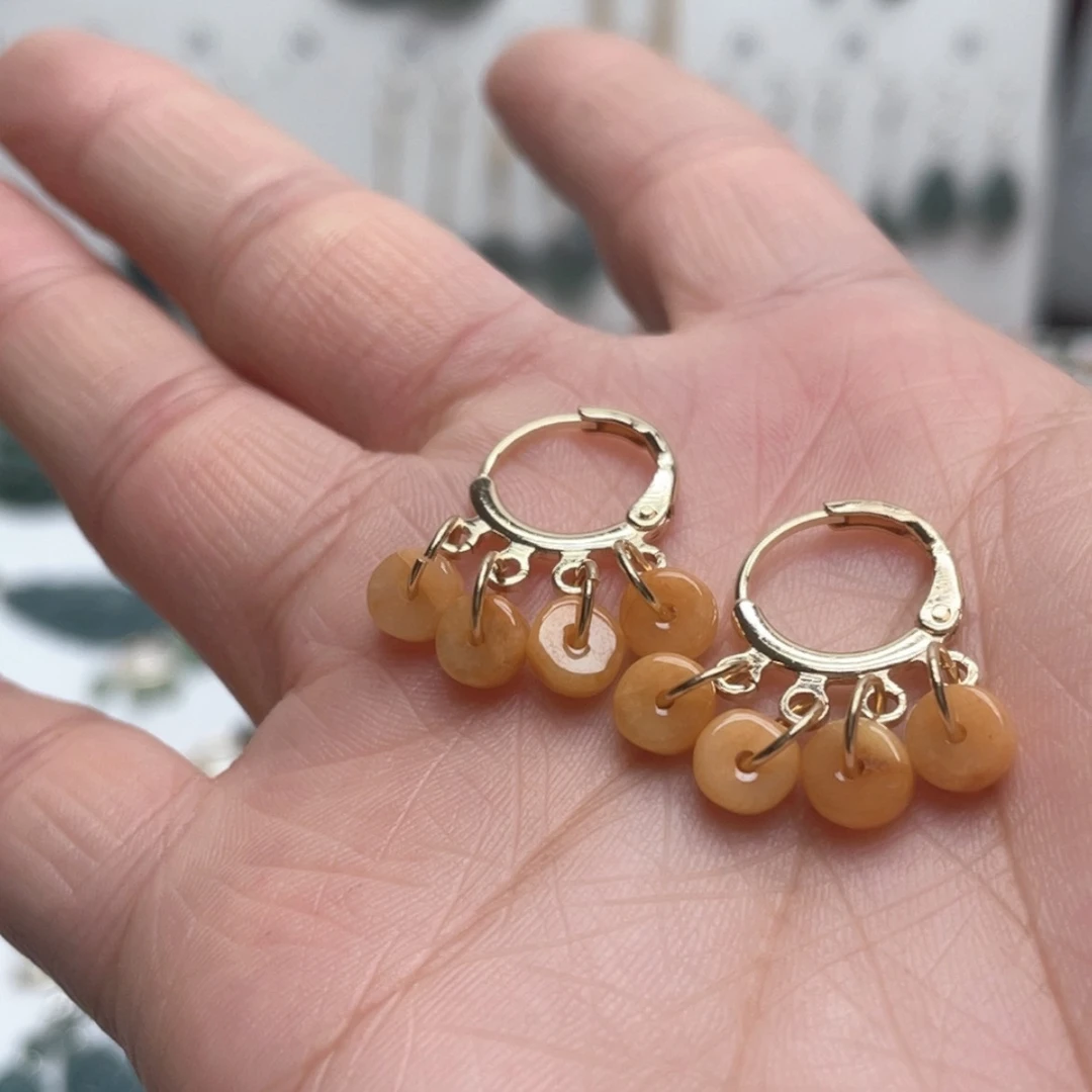 【闪购商品】翡翠耳饰未镶嵌