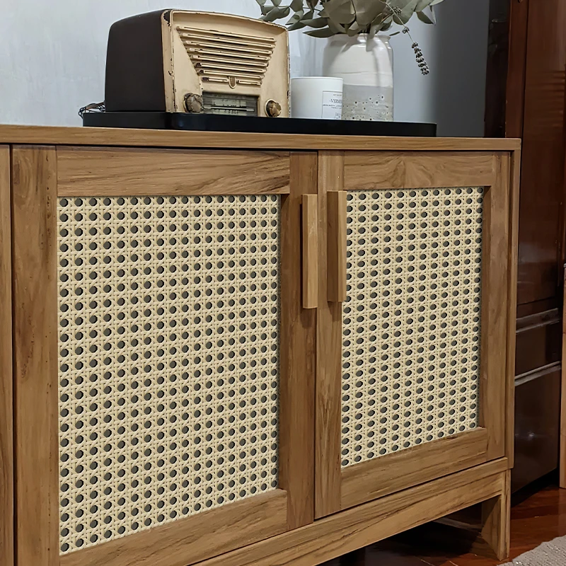 JiffDiff柜子改造自粘墙纸墙贴加厚翻新贴纸壁纸自粘仿真藤编贴纸