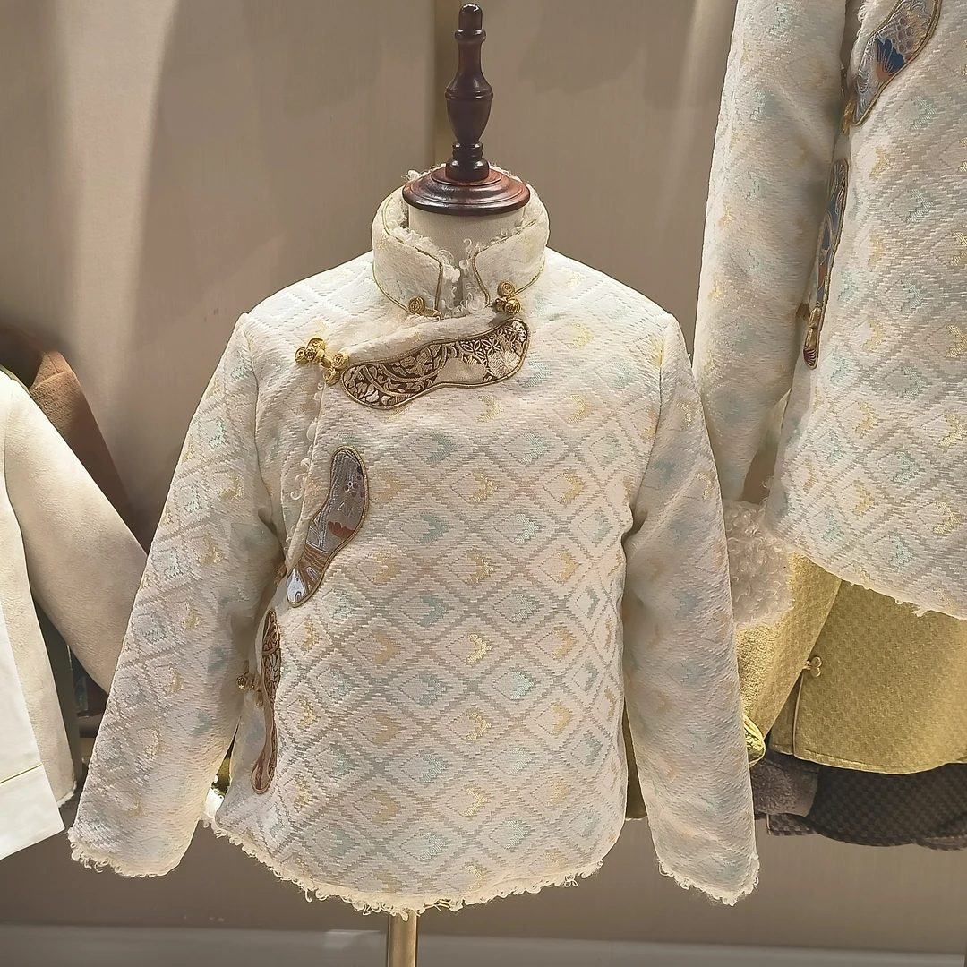 【藏式亲子装】外套加厚加绒冬款宝宝冬季拜年服长袖复古TZWT875