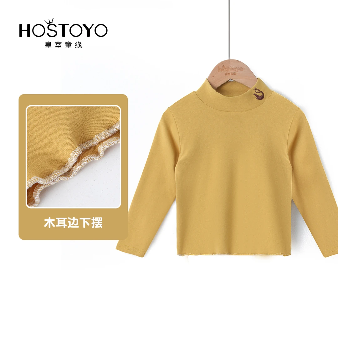 皇室童缘时尚百搭领口天鹅刺绣打底衣16730239021