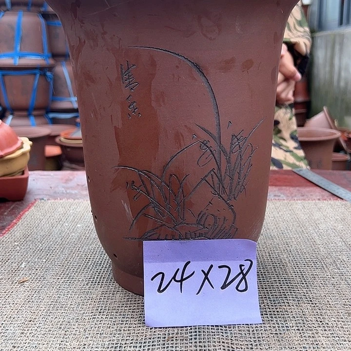 紫砂花盆紫砂花盆
