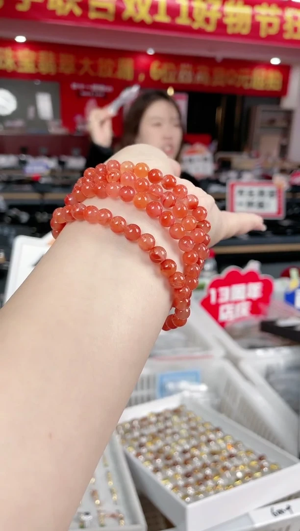 【闪购商品】玛瑙/玉髓珠串未镶嵌买断