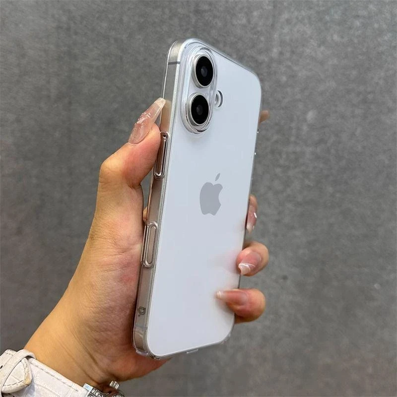 适用苹果16手机壳新品冰清系列iphone16promax极简透明15裸机手感
