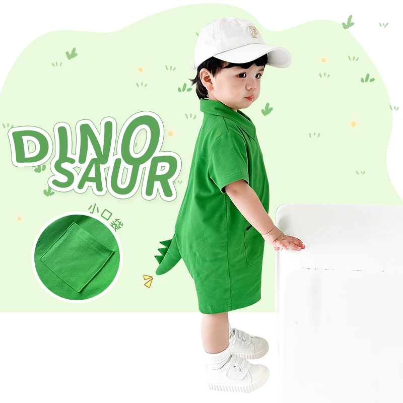 夏季新款婴儿衣服短袖连体衣新生儿薄款爬服男女宝宝外出服夏装潮