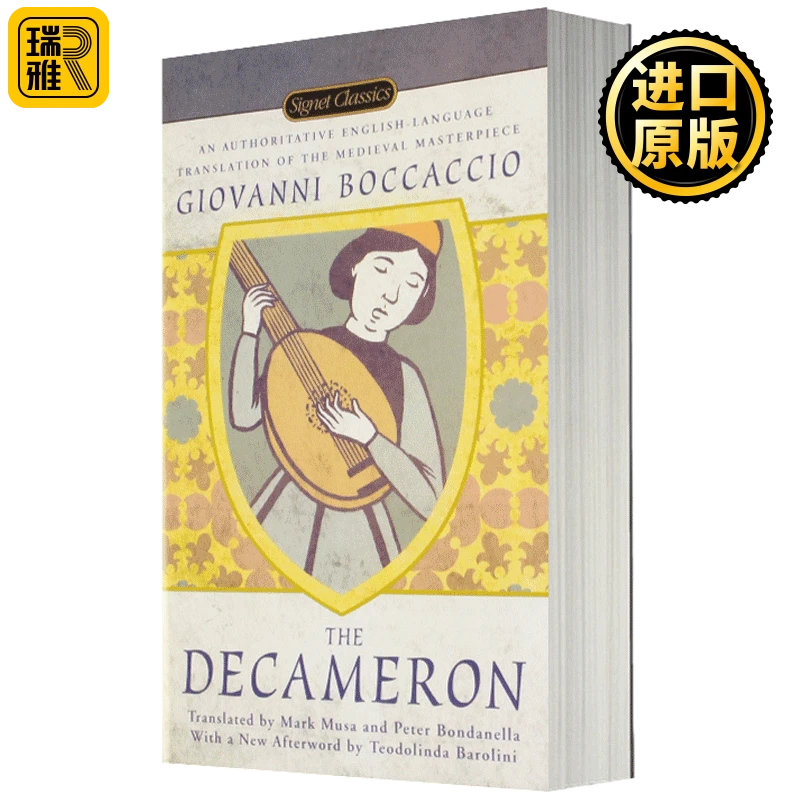 英文原版 十日谈 The Decameron 薄伽丘短篇小说集 Giovanni Bocc
