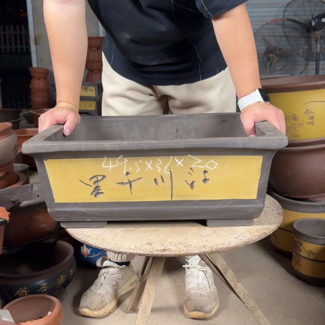 紫砂宜兴紫砂花盆