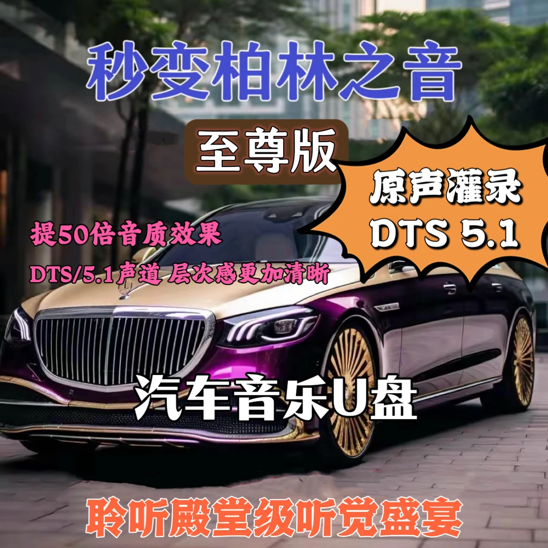 【至尊版黑胶U盘】柏林之音 即插即用 流行音乐32g迷你版