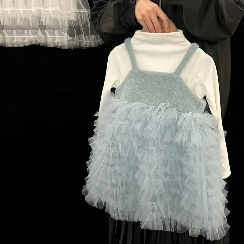 【黎安当当】2024冬款高级感加厚背心礼服裙-68251