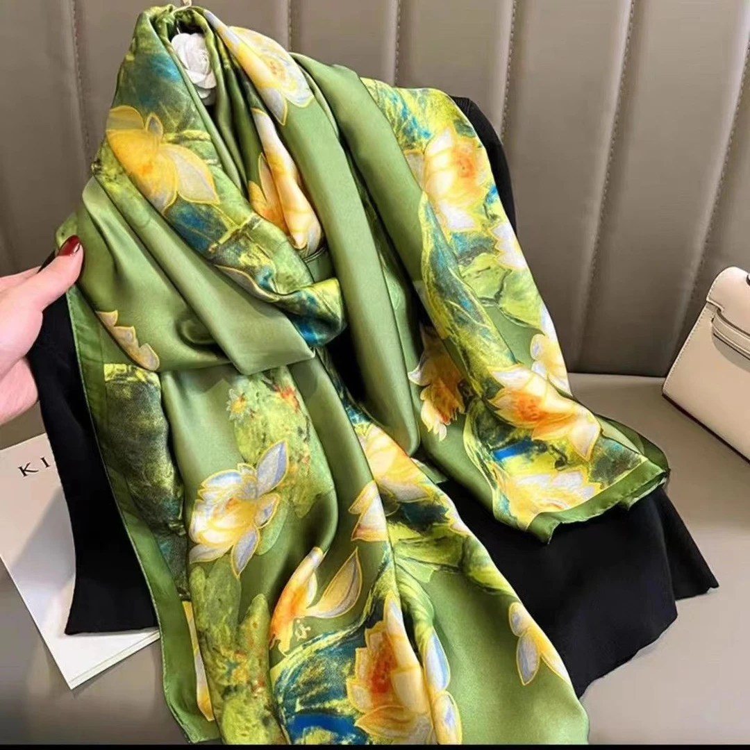 L 26气质时尚百搭长款披肩印花长巾气质时尚百搭长款披肩印花