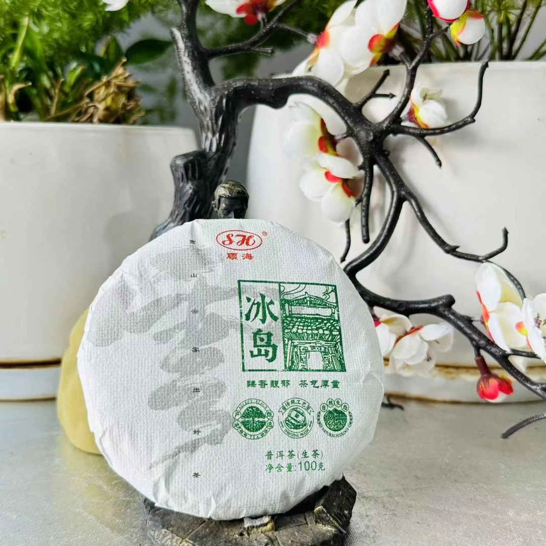 茶园世家SH冰岛古树纯料普洱100g/饼 生普