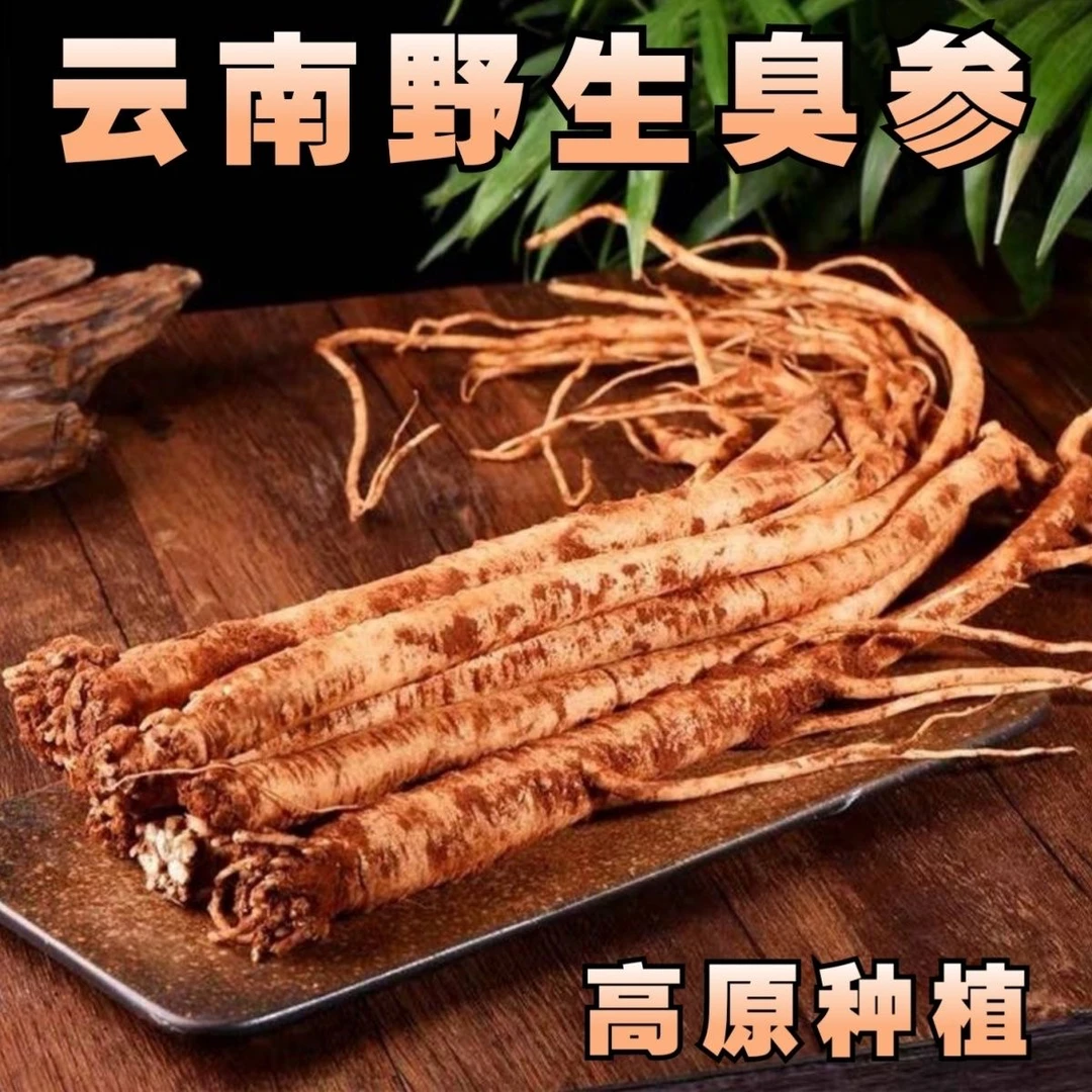 云南特产新鲜臭参红土参滋补云参地参人参煲汤养生云南参蔬菜