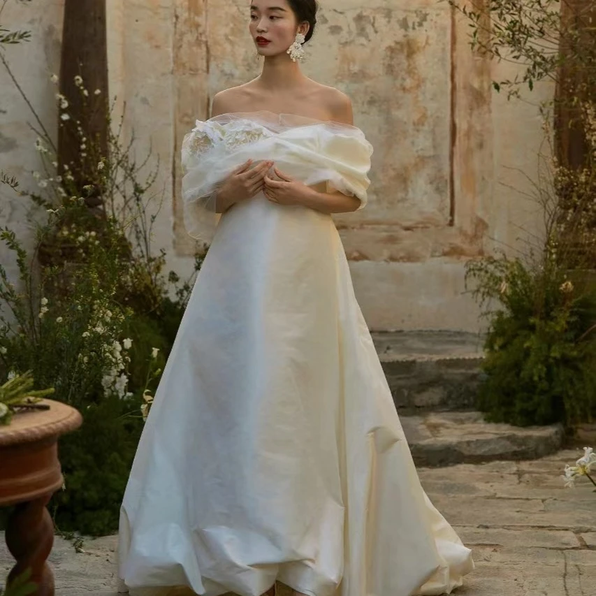 YUAI手作婚纱【云中栀子】原创设计师款【婚纱】