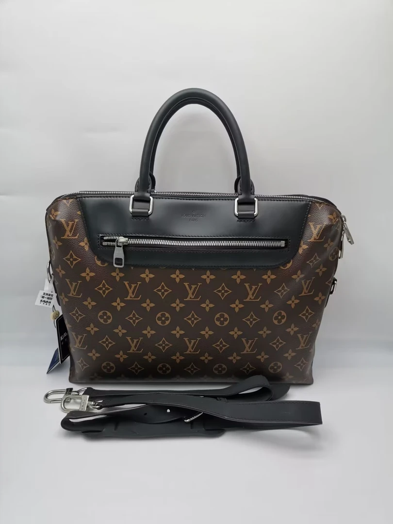 95新 LouisVuitton/路易威登 16022 LV 时尚棕老花手提公文包经典