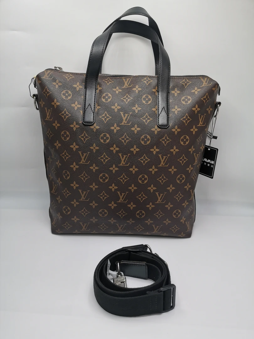 95新 LouisVuitton/路易威登 95新17134棕色老花手提包托特包时尚