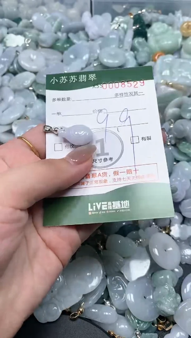 【闪购商品】翡翠颈饰未镶嵌闪购商品008529