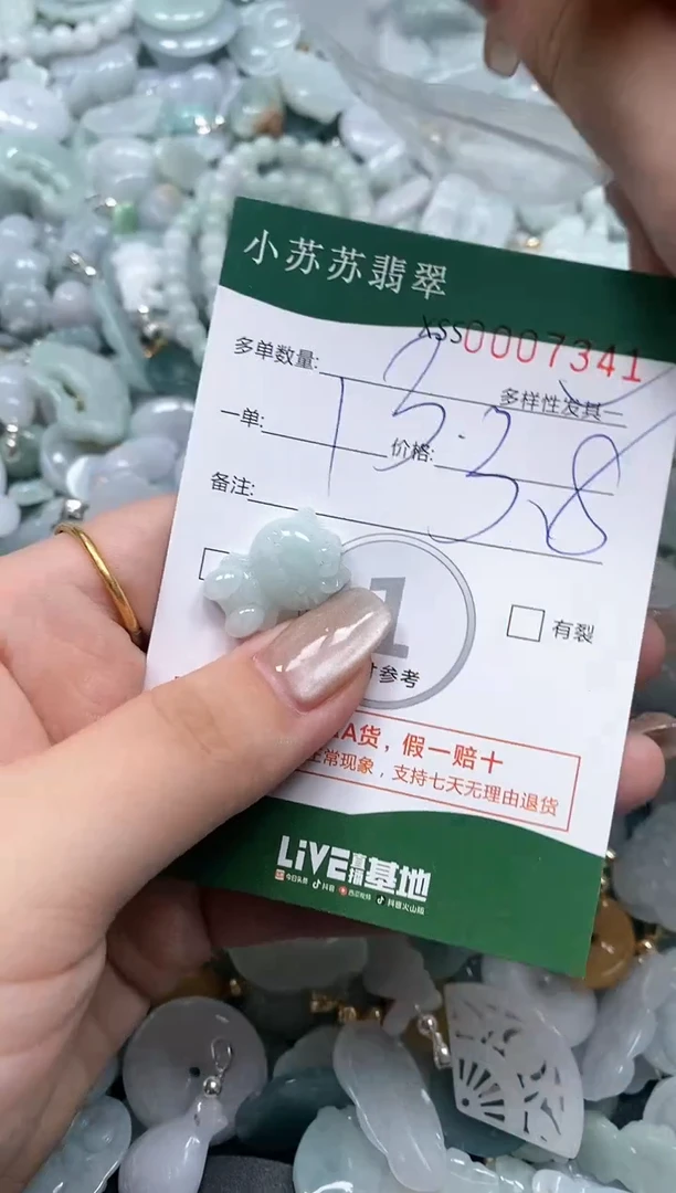 【闪购商品】翡翠颈饰未镶嵌闪购商品007341多样性发货