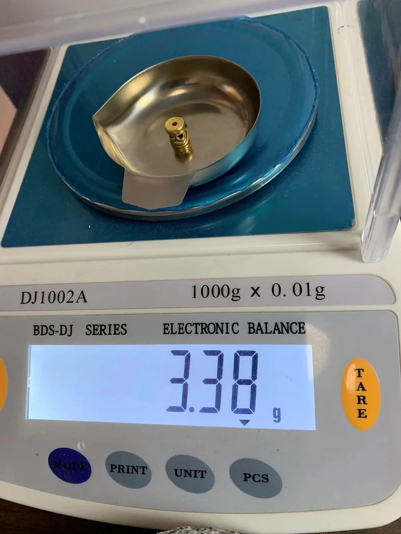 足金配饰3.38克，里外通透足金999